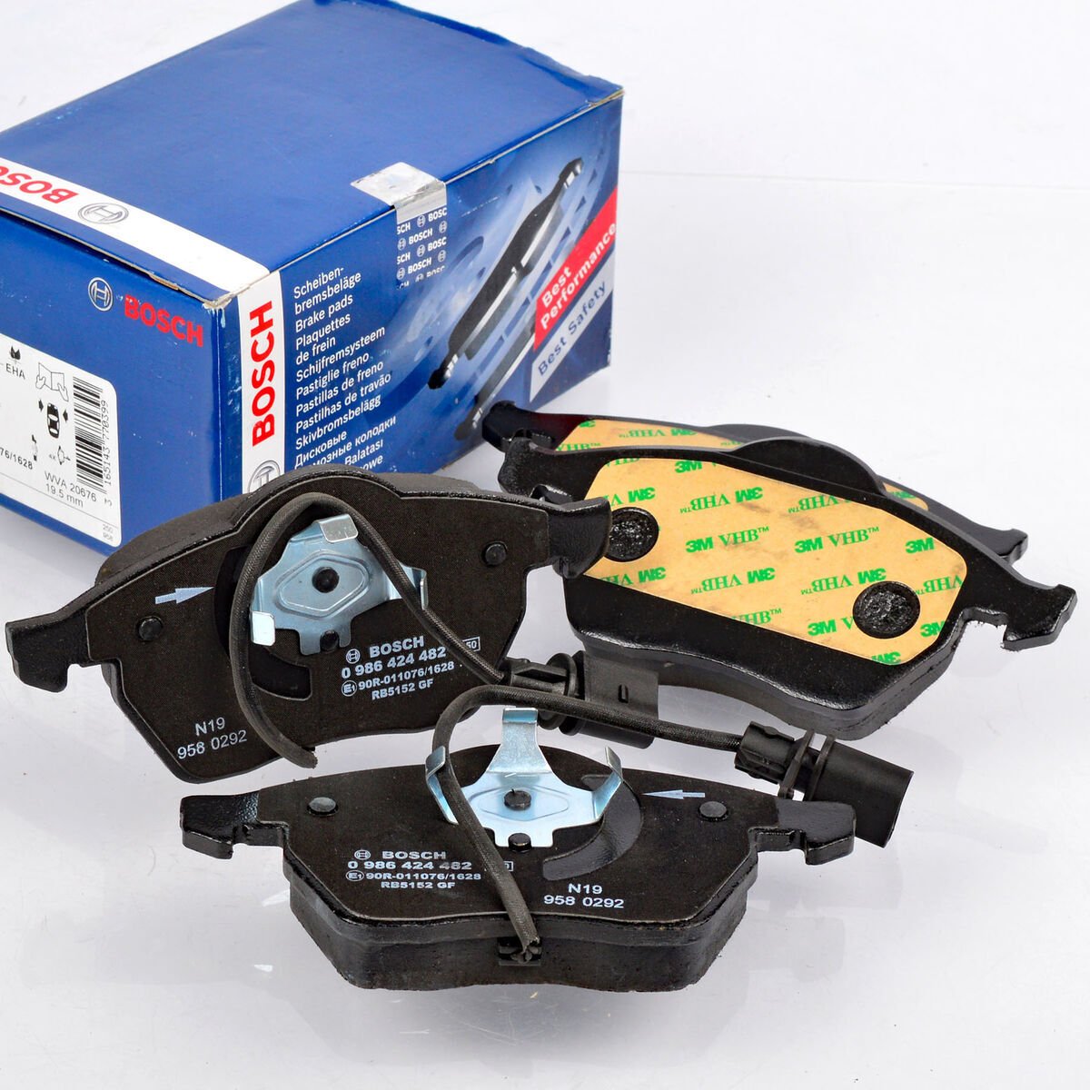 Skoda Superb 1.9TDI 96-85-77-74 kw 2001-2010 Bosch Ön Balata NETPAR20676 (AVB-AVF-AWX-BLS-BPZ-BSV-BX