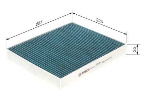 Skoda Rapid 1.4TDI 2015-2019 Bosch Karbonlu Alerjik Polen Filtresi