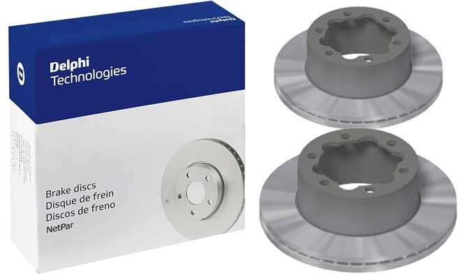 Volkswagen Crafter 2.0TDI 2017-2024 Delphi Arka Disk 303mm 2 Adet