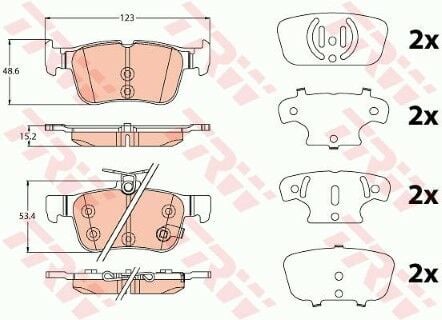 Ford Focus 4 1.5TDCi 2018-2025 TRW Arka Balata