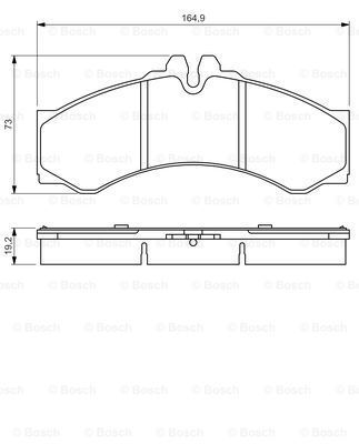 Mercedes Sprinter 312 D 2.9 1995-2000 Bosch Ön Balata 29076 NETPAR2037