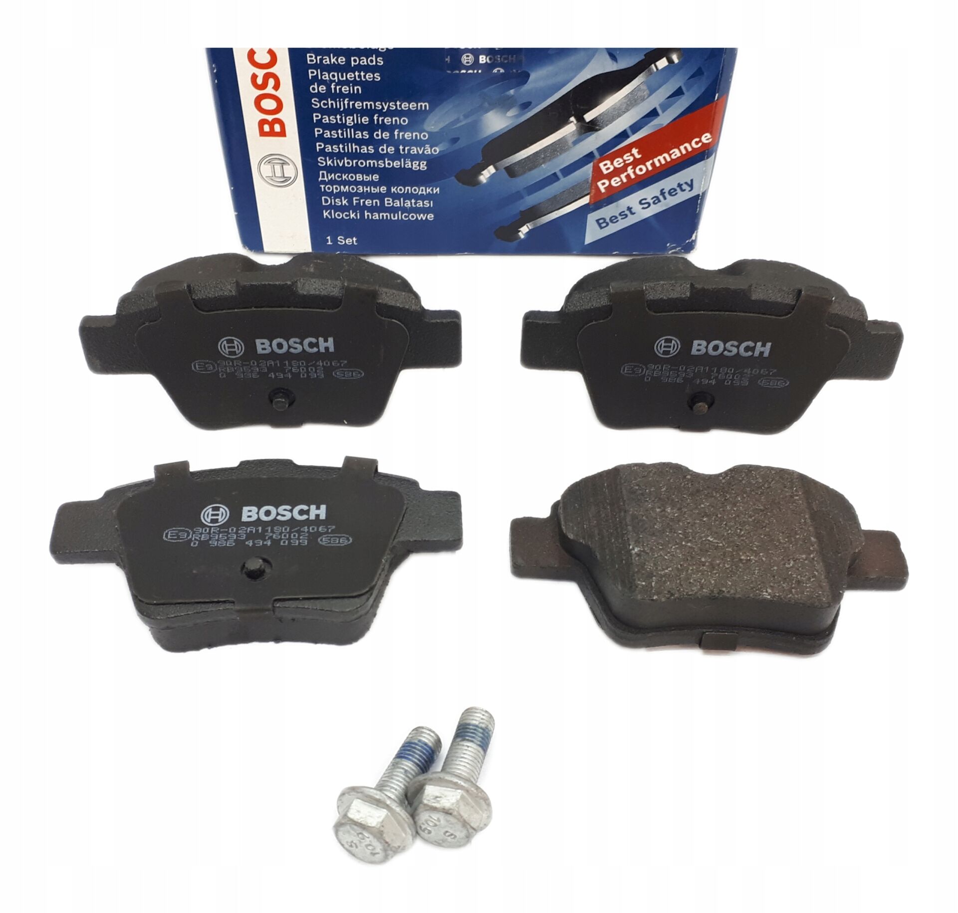 Peugeot 307 1.6HDi 2004-2007 Bosch Arka Balata 24150