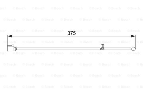 Porsche Cayenne 4.8S 2010-2014 Bosch Ön Balata Fişi 375mm NETPAR4562