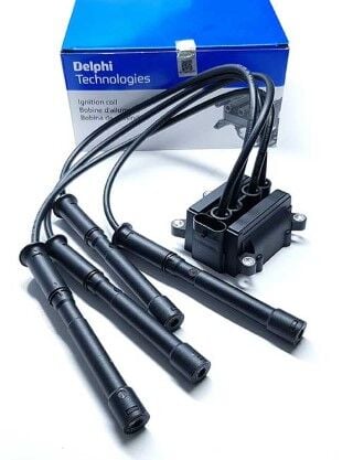 Renault Symbol 1.2 55 kw 2001-2018 Delphi Ateşleme Bobini (Kablo Dahil) NETPAR12B1 (D4F)