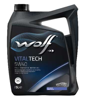 WOLF VITALTECH 5W40 Motor Yağı 5 Litre