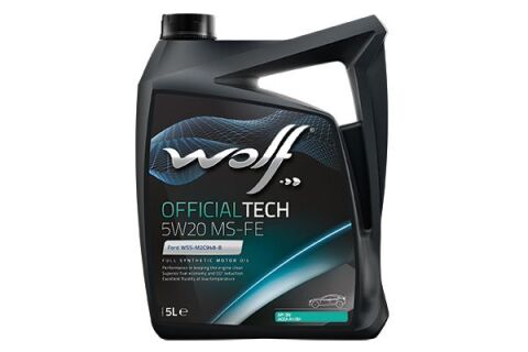 WOLF OFFICIALTECH 5W20 MS-FE (A1/B1C5) Motor Yağı 5 Litre