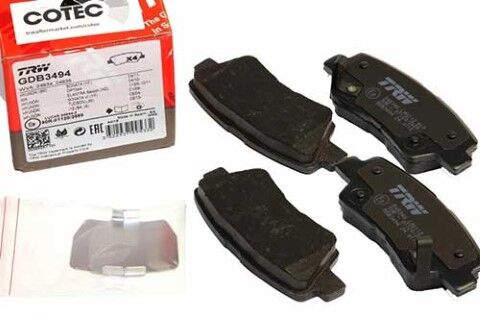 Kia Rio 1.25 2011-2021 TRW Arka Balata NETPAR24934