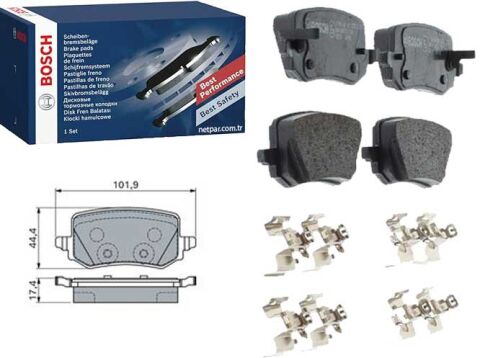 Hyundai Tucson 1.6CRDi 2020-2024 Bosch Arka Balata NETPAR26487 (D4FE)