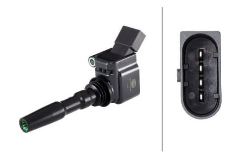 Volkswagen Polo 1.0TSI 2014-2025 Hella Ateşleme Bobini 4 Fiş