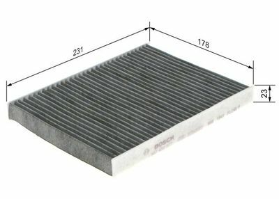 Fiat Bravo 1.6MJ 2007-2014 Bosch Karbonlu Polen Filtresi