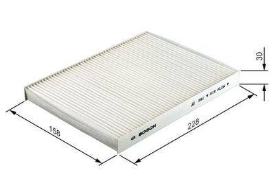 Renault Clio 2 1.4 1998-2007 Bosch Polen Filtresi