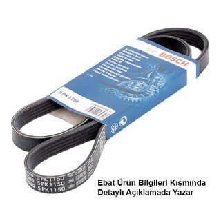 Fiat Egea 1.4T-Jet	 2016-2017 Bosch V Kayışı 5PK1150