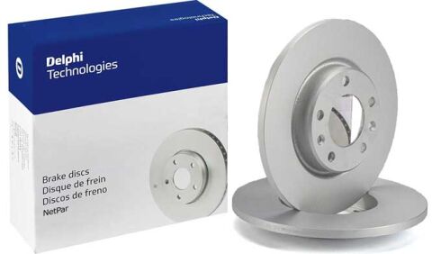 Peugeot 408 1.2 PureTech 96 kw 2022-2026 Delphi Arka Disk 268mm NETPAR661C 2 Adet (HNS)