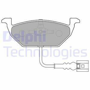 Seat Altea 1.9TDI 2004-2006 Delphi Ön Balata NETPAR23130