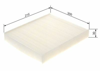 Mitsubishi L200 2.4DI-D 2015-2019 Bosch Polen Filtresi B5004