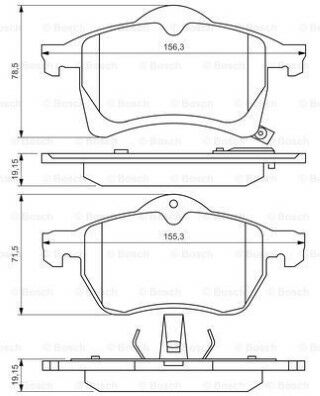 Opel Zafira A 2.0DTI 1999-2005 Bosch Ön Balata NETPAR4457