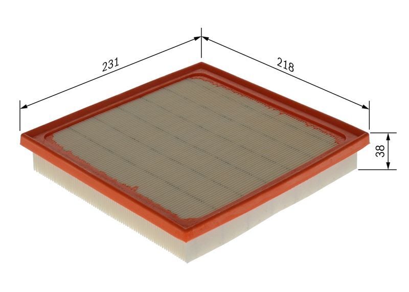 Subaru XV 1.6 2017-2023 Bosch Hava Filtresi