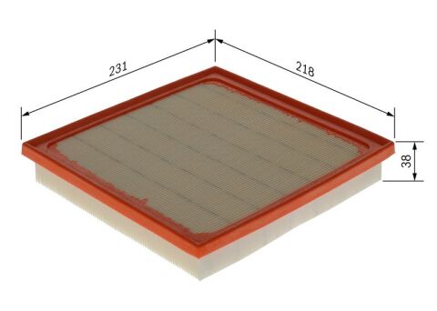 Subaru XV 1.6 2017-2023 Bosch Hava Filtresi NETPAR0743 FB16 84 kw