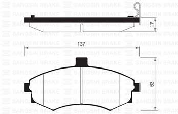 Kia Cerato 1.6 2004-2009 Sangshing (HI-Q) Ön Balata