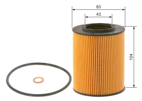 BMW 5 E39 528i 2.8 1995-2001 Bosch 3'lü Filtre Seti