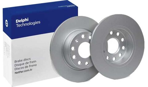 Skoda Octavia 1.0TSI e-TEC 81 kw 2020-2026 Delphi Arka Disk 272mm NETPAR089C 2 Adet (DLA)