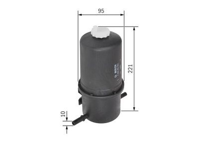 Volkswagen Crafter 2.0BiTDI 2011-2016 Bosch Mazot Filtresi NETPAR2853 (CKU-CSN)