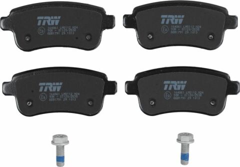 Renault Megane 3 1.5dCi 2008-2013 TRW Arka Balata 24820