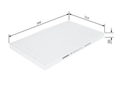 Audi A6 1.8 1995-1998 Bosch Polen Filtresi