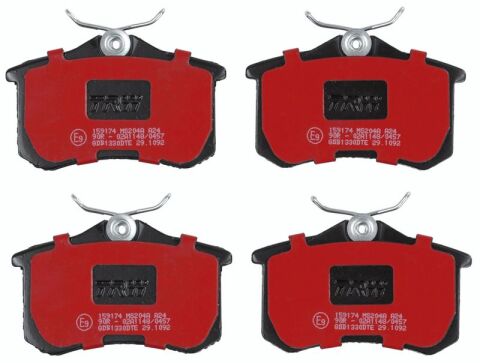 Skoda Roomster 1.6 2010-2015 TRW DTEC Arka Balata (CFN)