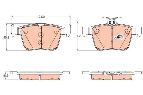 Seat Leon 1.0TSI 2015-2019 TRW Arka Balata NETPAR25008