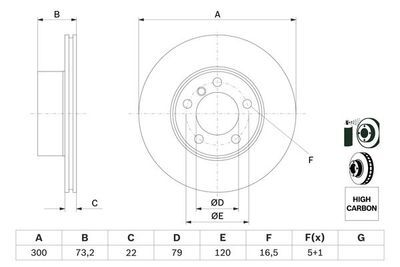 BMW 3 F30 316d 2.0 2012-2018 Bosch Ön Disk 2 Adet