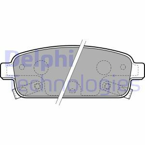 Chevrolet Aveo 1.4 2011-2013 Delphi Arka Balata NETPAR25096