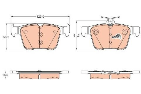 Skoda Superb 2.0TDI 2015-2025 TRW Arka Balata NETPAR25008