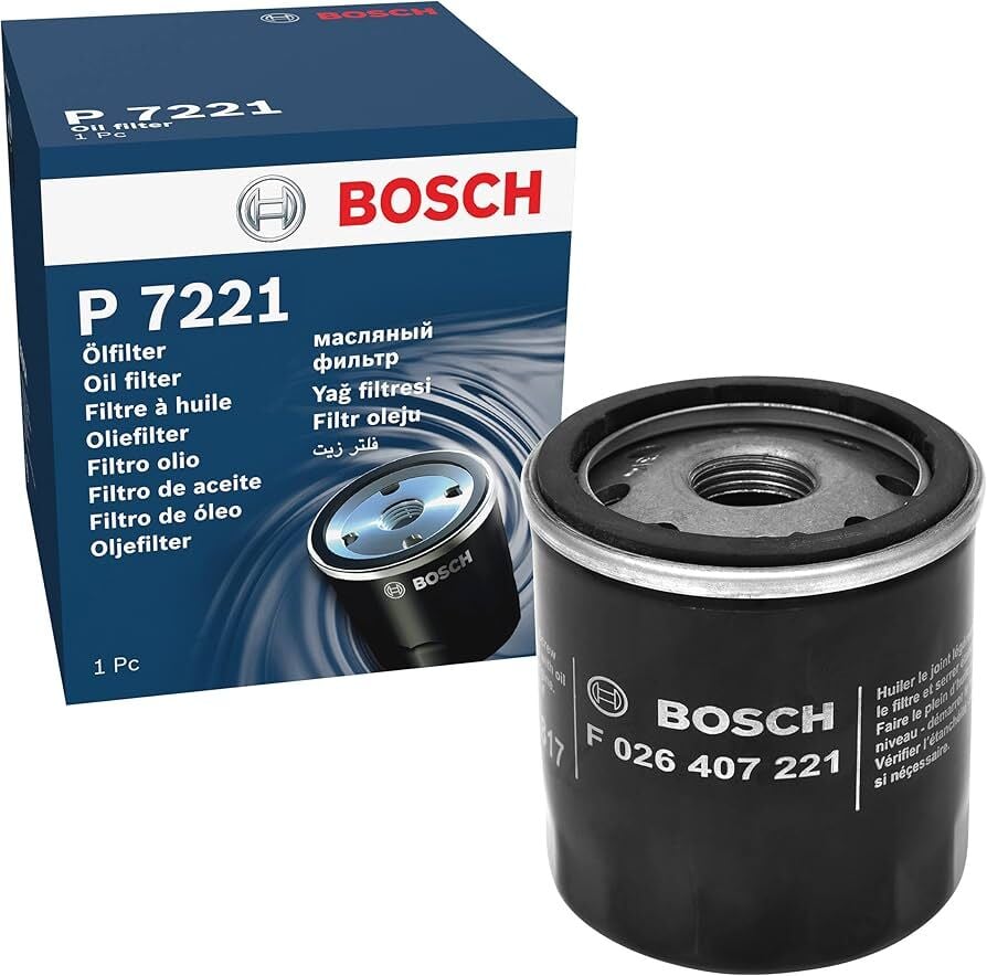 Toyota Yaris P21 1.0 2021-2023 Bosch Yağ Filtresi (1KR)