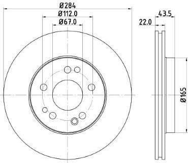 Mercedes E Serisi (124) E220 2.2 1993-1995 Bosch Ön Disk 2 Adet