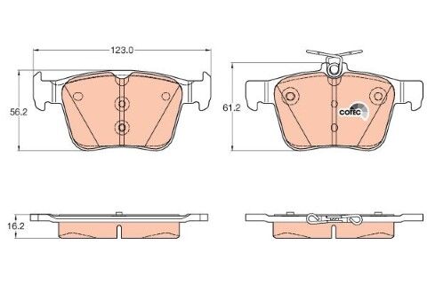 Skoda Karoq 1.6TDI 2017-2020 TRW Arka Balata NETPAR25008