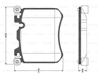 BMW X6 F16 40d xD 3.0 2014-2019 Bosch Ön Balata NETPAR3099