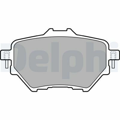 Peugeot Rifter 1.6HDI 2018-2021 Delphi Arka Balata NETPAR25839