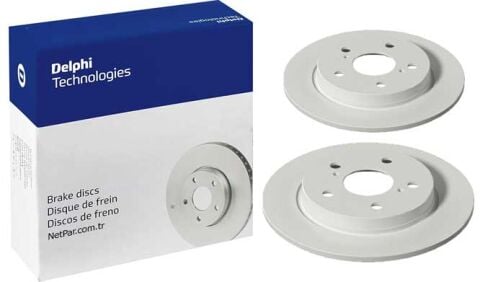 Toyota Corolla 1.6VVTi 2019-2021 Delphi Arka Disk 270mm 2 Adet