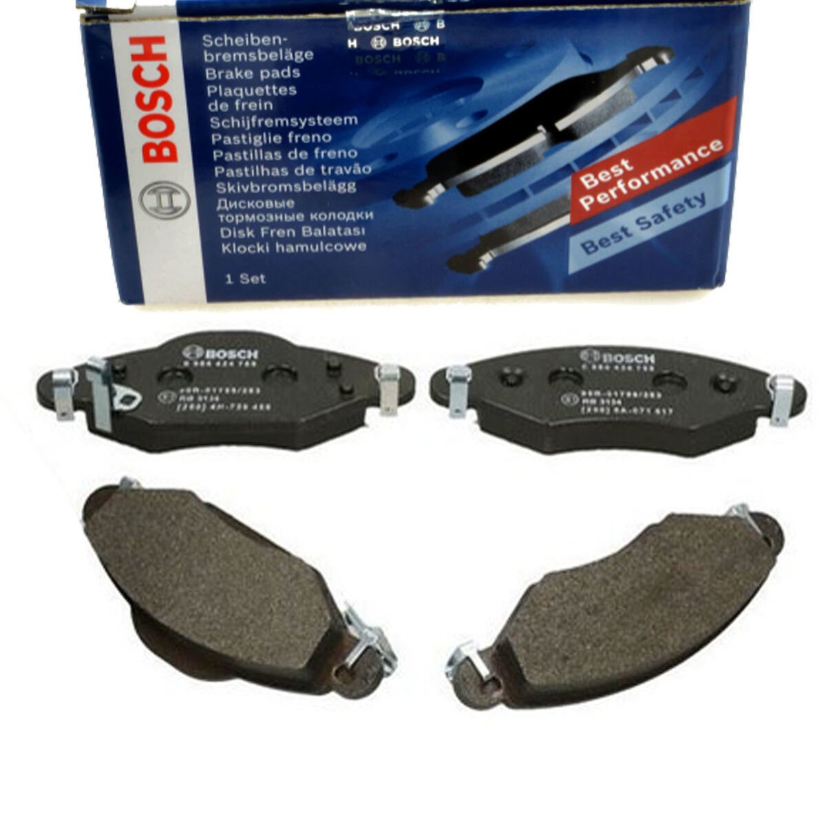 Toyota Yaris P1(99-05) 1.0 1999-2005 Bosch Ön Balata NETPAR23340