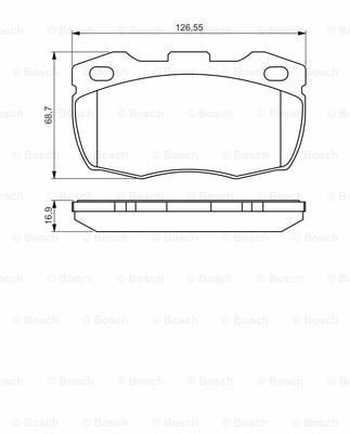 Land Rover Discovery 1 2.5TDI 1993-1998 Bosch Ön Balata