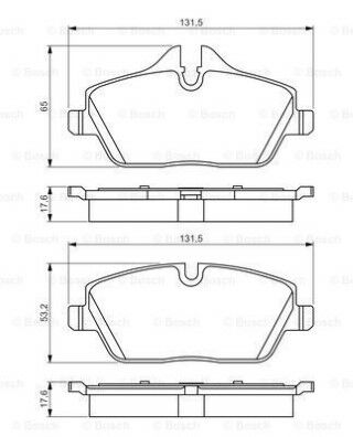 Mini One D Clubman F54 1.5D 2015-2018 Bosch Ön Balata NETPAR23915