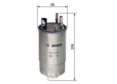 Fiat Doblo 1.9MJ 2005-2010 Bosch Mazot Filtresi N2049