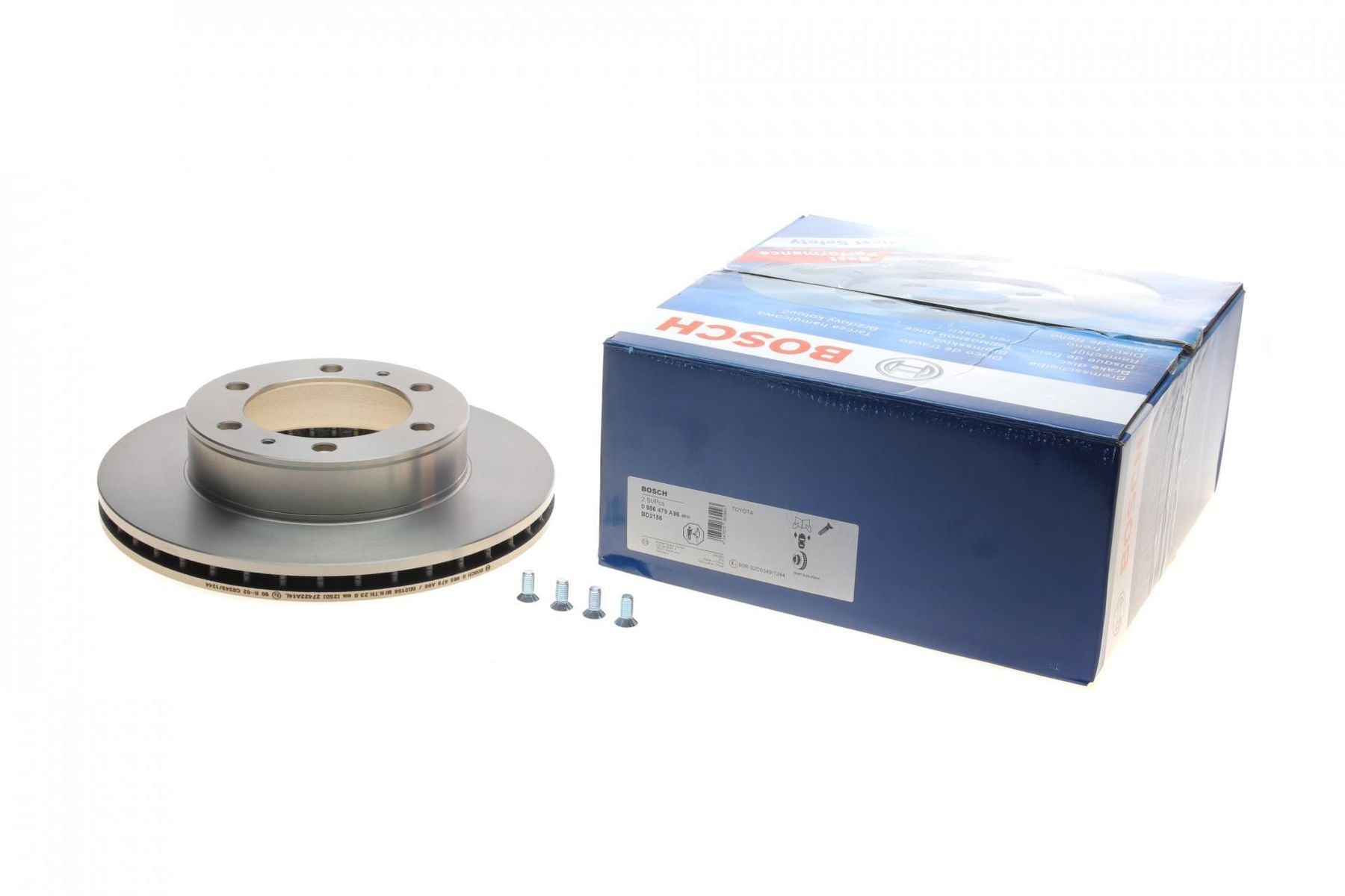 Toyota Hilux 2.5D4D 2005-2015 Bosch Ön Disk 298mm 2 Adet (2KD)