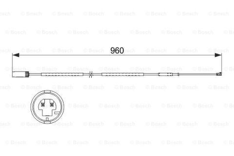 Mini Cooper D Countryman R60 1.6D 2010-2015 Bosch Arka Balata Fişi 960mm