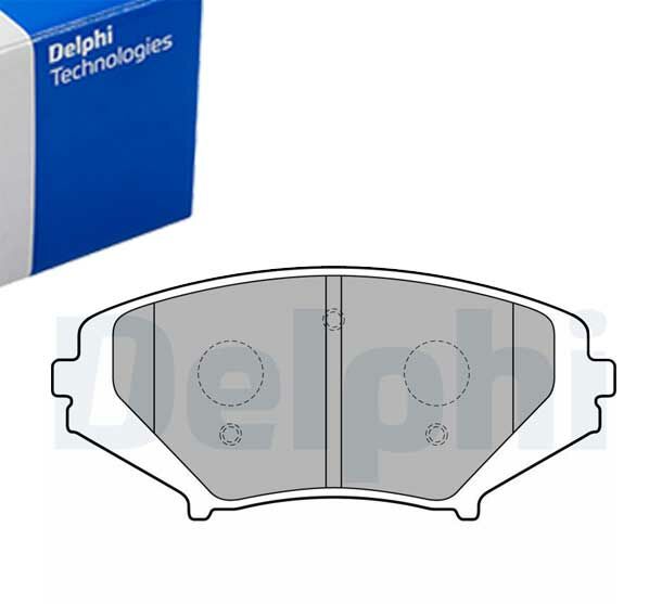 Mazda RX8 1.3 2003-2012 Delphi Ön Balata NETPAR24042