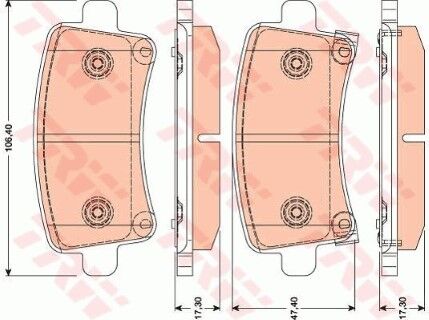 Opel Insignia A 1.6CDTI 2015-2017 TRW Arka Balata