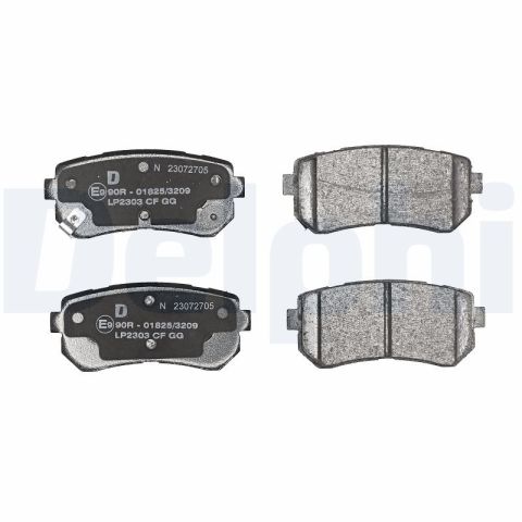 Hyundai i20 1.2 2009-2015 Delphi Arka Balata NETPAR25677