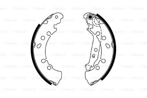 Toyota Yaris P13 (11-20) 1.3 2011-2014 Bosch Kampana Balata