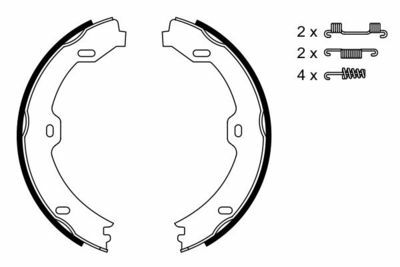 Mercedes E Serisi (211) E240 2.6 2002-2009 Bosch El Fren Balatası NETPAR666